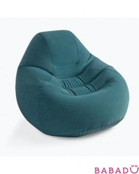 Надувное кресло Deluxe Beanless синее Intex (Интекс)
