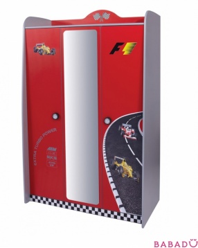 Шкаф 3-х дверный красный Turbo V4 Gencecix