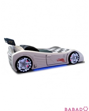 Кровать-машина Ferrari Nitro E белая New Grifon Style