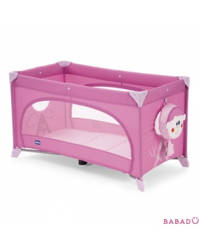 Манеж-кровать Easy Sleep Pink Chicco (Чико)