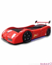 Кровать-машина красная Turbo V3 Gencecix