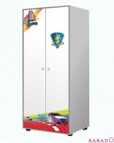 Шкаф 2-х дверный Brilliant белоснежный Grifon Style
