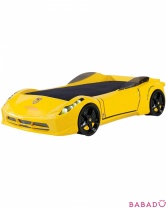 Кровать-машина Ferrari FF желтая New Grifon Style