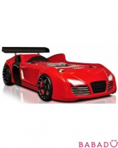 Кровать-машина Audi RS Turbo красная New Grifon Style
