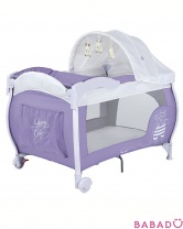 Манеж-кровать Lagoon Purple Happy baby (Хэппи Беби)