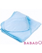 Махровое полотенце 110х110 голубое Italbaby (Италбеби)