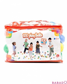 Набор 100 пластиковых шариков в сумочке Five Stars