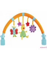 Музыкальная дуга с подвесками (оранжевая) Taf Toys (Таф Тойс)