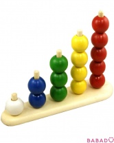 Пирамидка Абака с шариками RN Toys