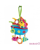 Мягкая игрушка-подвеска с погремушкой Кораблик Сanpol (Канпол)