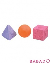 Игрушки для купания Геометрические фигуры (фиолетовый, оранжевый, розовый) K's Kids (К'с Кидс)