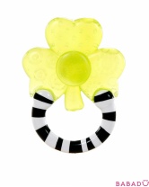 Мягкий прорезыватель для зубок полосатое колечко Цветок Bright Starts (Брайт Старс)