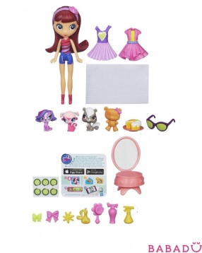Блайс и зверюшки Спа-салон Littlest Pet Shop Hasbro (Хасбро) в ассорт.