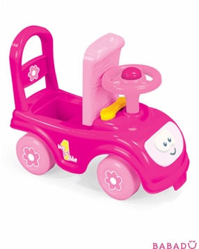 Машинка-каталка розовая  Dolu (Долу)