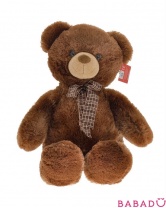 Медведь коричневый с бантом 45 см Aurora (Аврора)