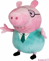 Мягкая игрушка Папа Свин с галстуком 30 см Свинка Пеппа (Peppa Pig)