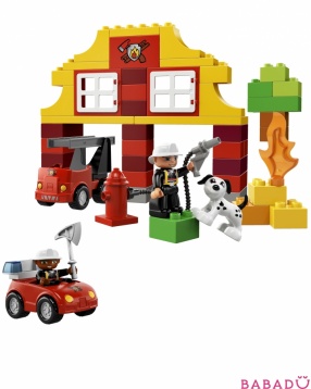 Мой первый Пожарный участок Лего Дупло (Lego Duplo)