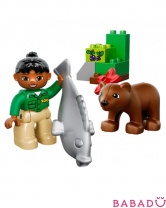 Бурый медвежонок Лего Дупло (Lego Duplo)