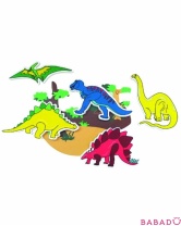 Набор для игры в ванне Динозавры Edushape