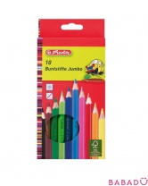 Набор цветных карандашей 10 шт. Jumbo Herlitz (Херлиц)