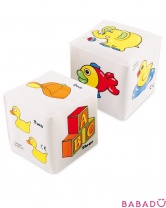 Мягкий кубик-погремушка Canpol Babies (Канпол Беби) в ассортименте