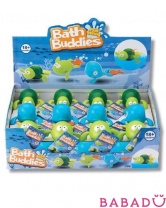 Игрушки для ванной (черепашка, кит, лягушка) Bath Buddies Keenway (Кинвей)