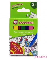 Треугольные восковые карандаши 7 шт Baramba (Барамба)