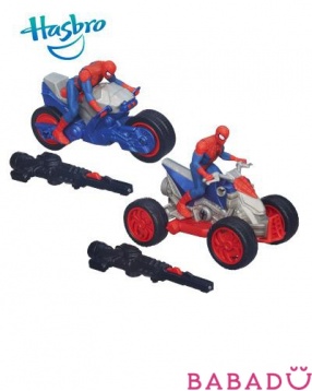 Фигурка Человека-Паука на транспортном средстве с бластером Hasbro (Хасбро) в ассортименте