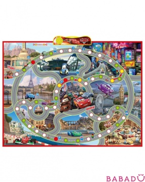Интерактивный плакат-игра Правила дорожного движения Тачки Disney Умка