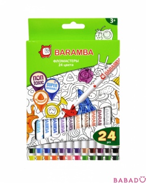 Фломастеры 24 цвета Baramba Jovi (Джови)