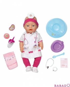 Интерактивная кукла Доктор Беби Бон (Baby Born)