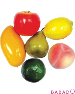 Набор пластиковых фруктов 6 шт Тилибом