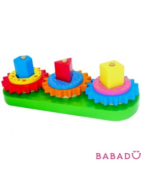Развивающая игрушка Вращающиеся геометрические блоки Toys Lab (Тойз Лаб)