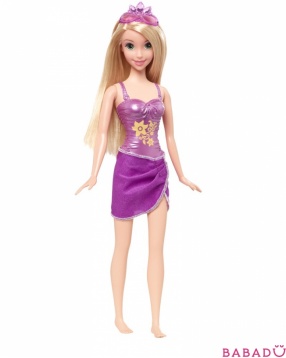 Кукла Рапунцель на пляже Принцессы Disney Mattel (Маттел)