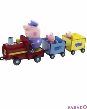 Игровой набор Паровозик дедушкин со звуком Свинка Пеппа (Peppa Pig)