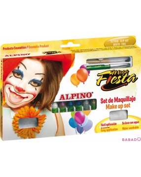 Набор для детского макияжа Мега праздник 6 цветов по 5 гр Alpino (Альпино)