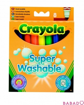 8 смываемых фломастеров Crayola (Крайола)