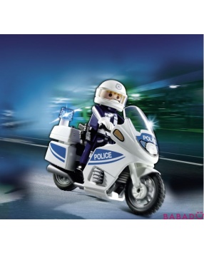 Полицейский мотоцикл Playmobil (Плеймобил)