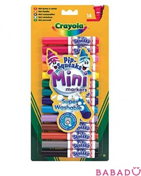 14 смываемых мини-маркеров Crayola (Крайола)