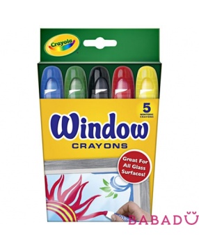Восковые мелки для рисования на окнах Crayola (Крайола)