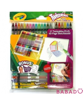 Набор для рисования с выкручивающимися карандашами Crayola (Крайола)
