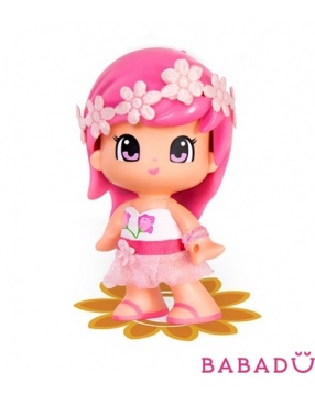Кукла Пинипон с розовыми волосами и модной татуировкой Famosa (Фамоса)