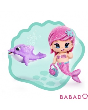 Кукла Пинипон Русалочка и 1 морской питомец (розовая) Famosa (Фамоса)