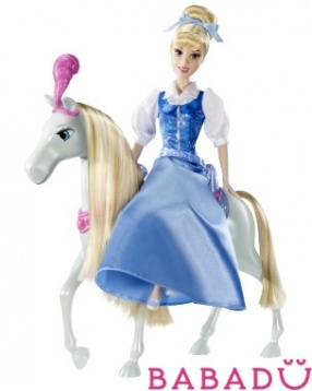 Набор принцесса Диснея Золушка и ее конь (Mattel Disney Princess)