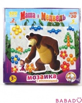 Мозаика с аппликациями Маша и Медведь Десятое королевство