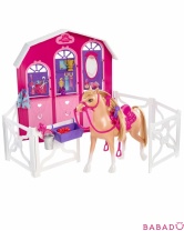 Набор конюшня и лошадь Барби Сказка о пони Mattel (Маттел)