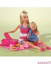 Куклы Штеффи и Еви на пикнике Simba (Симба)