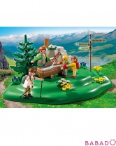 Семья альпинистов у горного ручья Playmobil (Плеймобил)