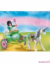 Карета с Единорогом и фея бабочка Playmobil (Плеймобил)