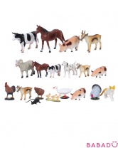 Набор из 19 домашних животных 5 см Играем вместе в ассорт.